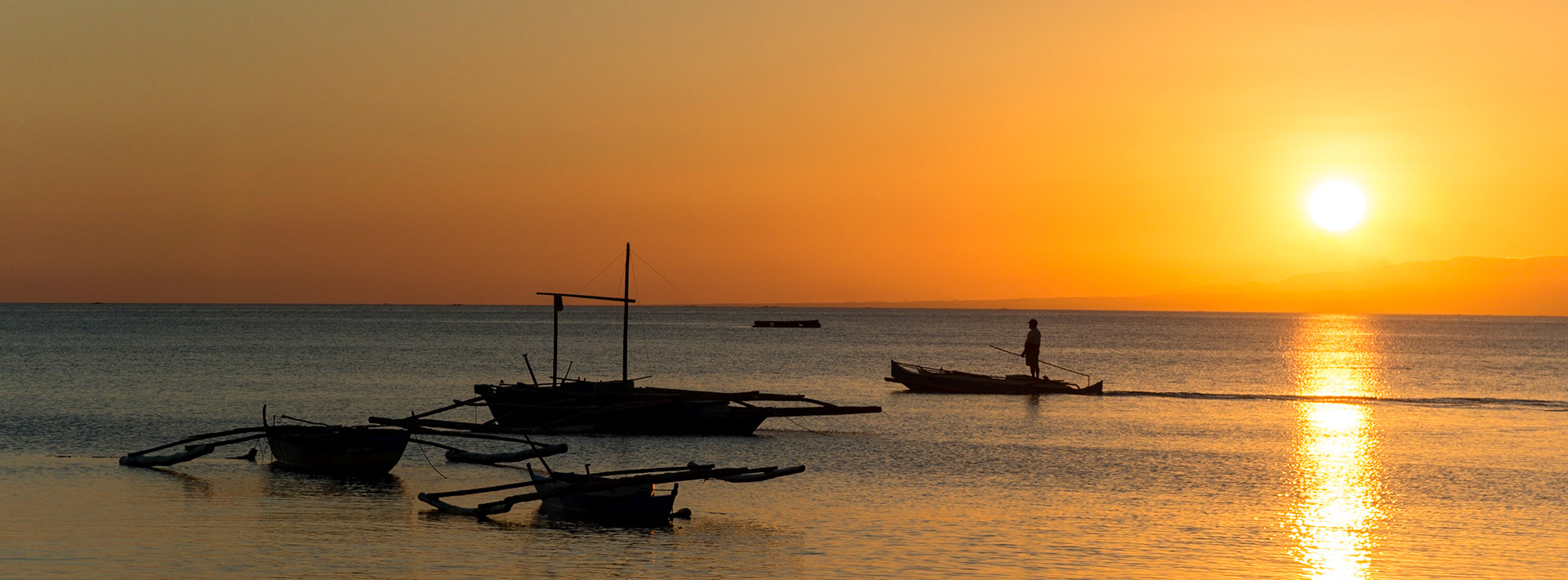 The Philippines, banca fishing boat, Siquijor Island