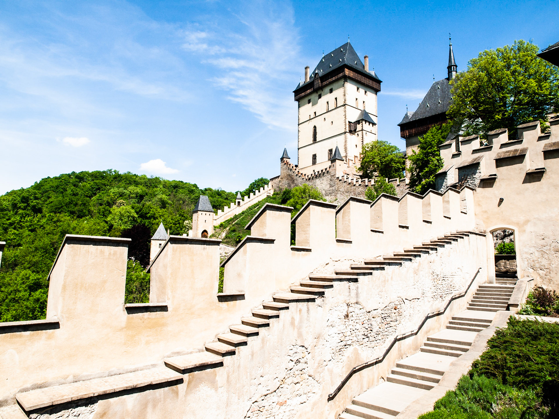 Amerika a Karlstejn