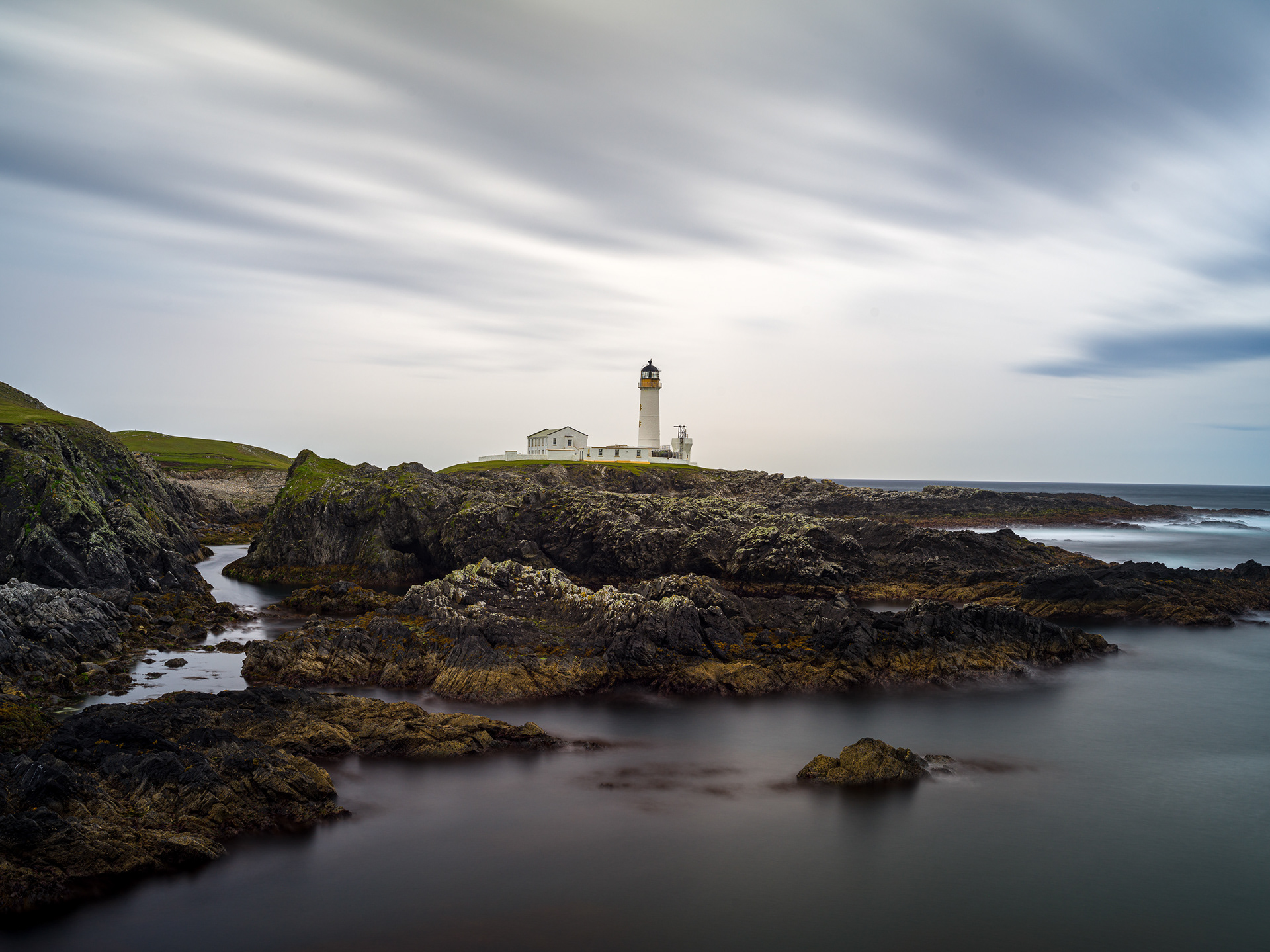 Fair Isle South Lighthouse - Shetland Islands Scotland