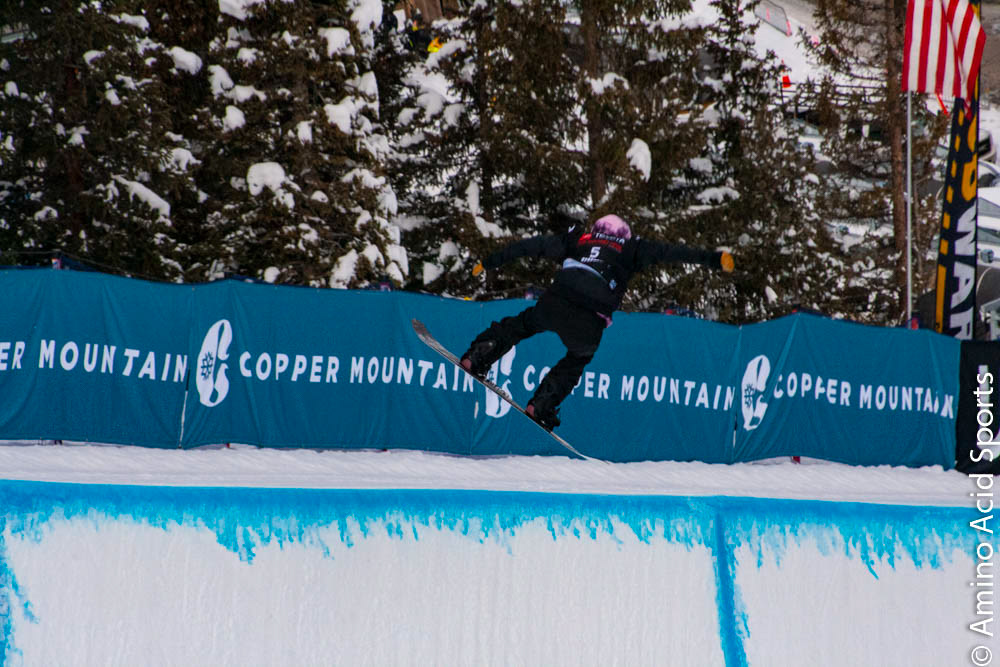 XuetonXuetong Cai tail grabs on this hit for run 1 in the Grand Prix Copperg Cai 