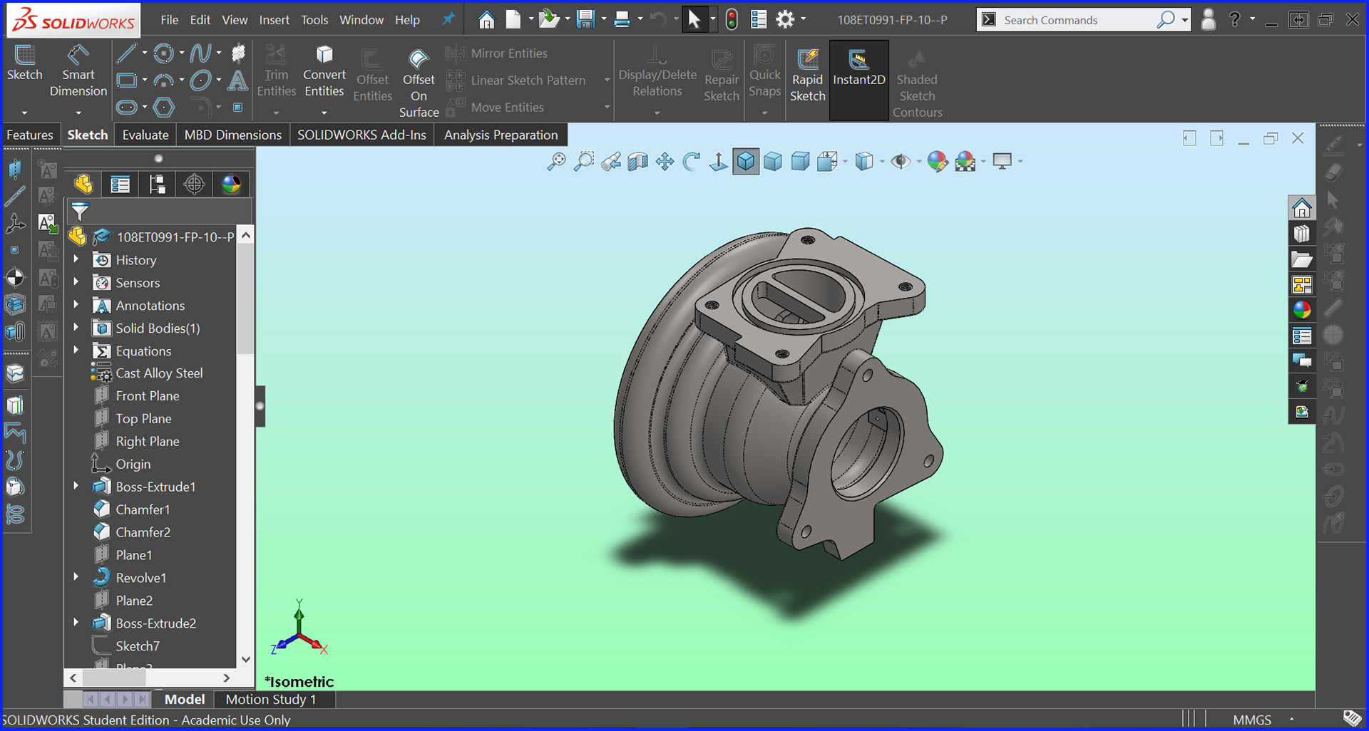 Exhaust Housing