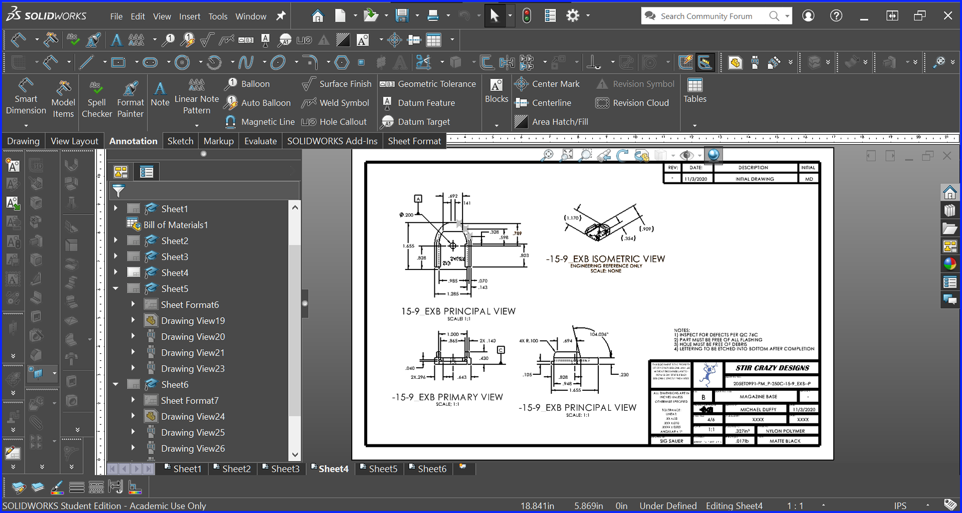 Base Plate Drawing