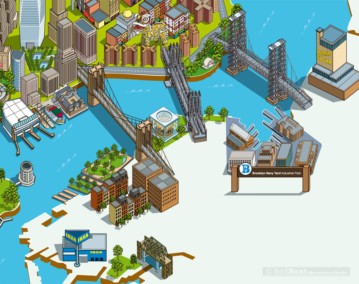 Visit New York Map