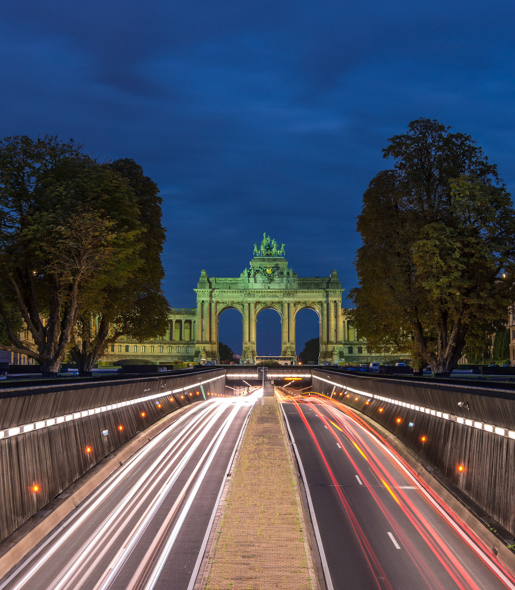 Taken at the famous Cinquantenaire Park. The place is famous for the Arc de Triomphe of Brussels that was made for the 50th anniversary of the independent state of Belgium.