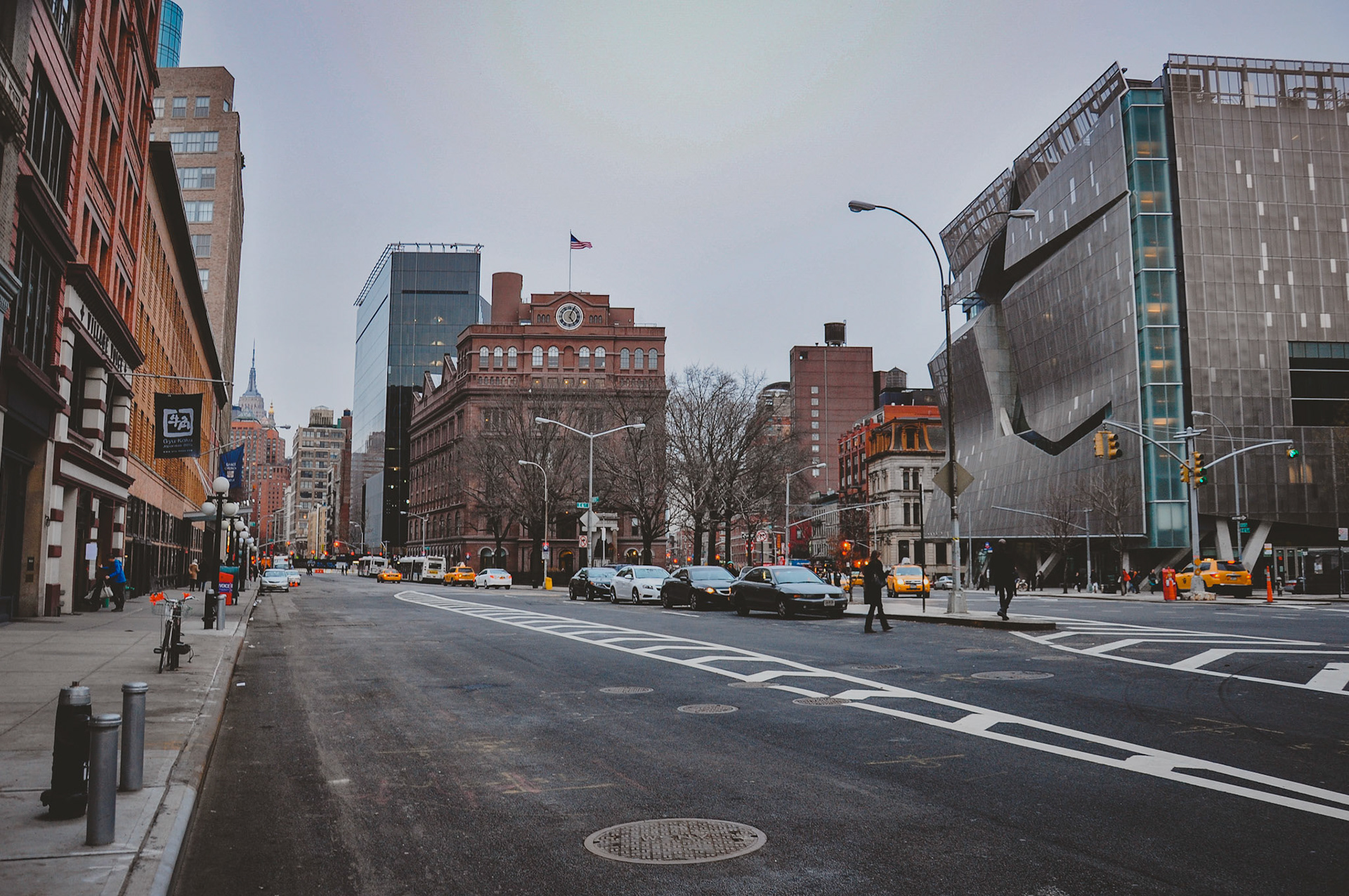 A bleak and dreary February day.