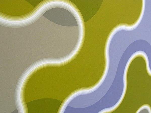 "1008-2" 2010 acrylic gouashe on canvas 128.6 x 128.6cm ホテルサンルート川崎