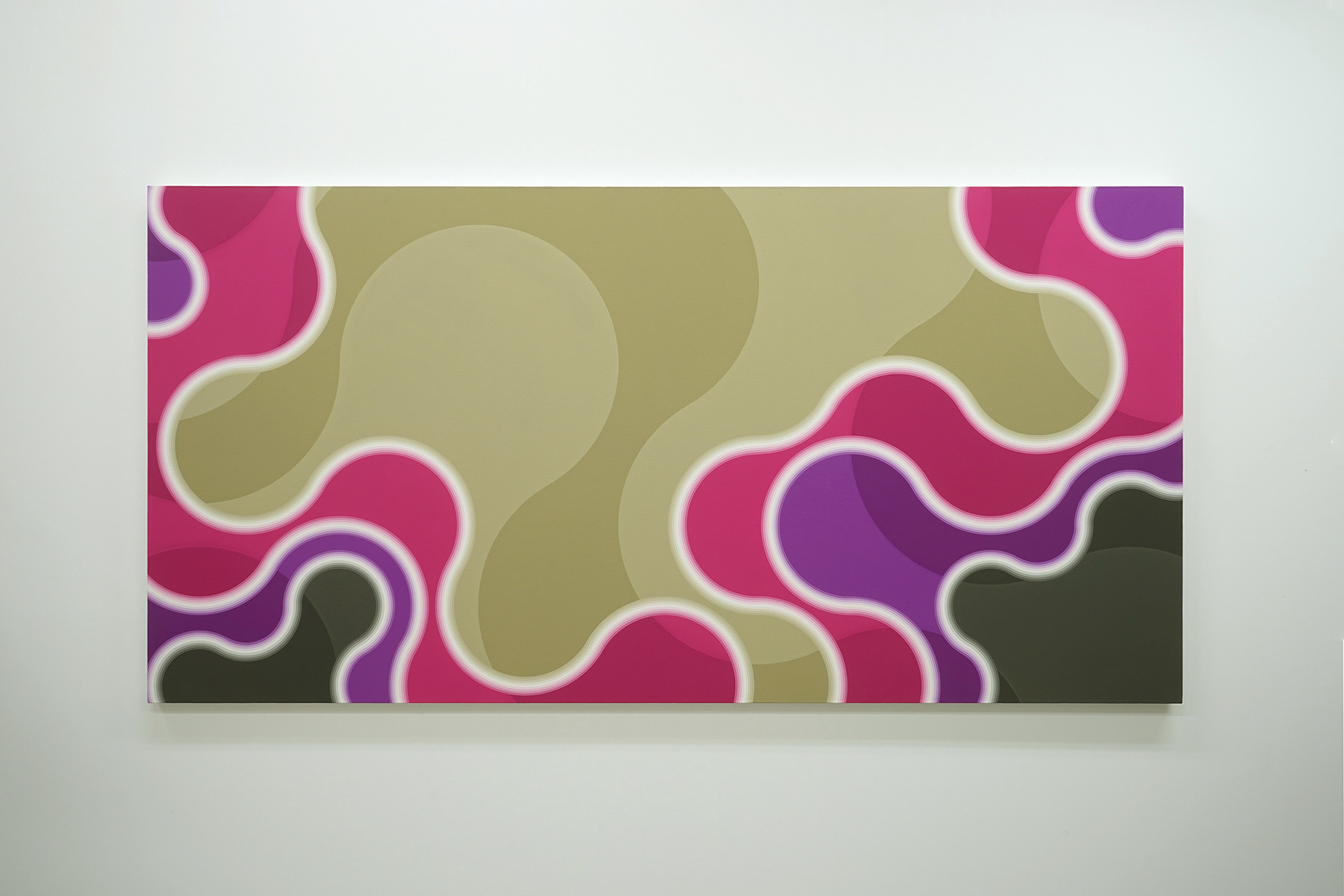 "1105" 2011 acrylic gouashe on canvas 100 x 200cm