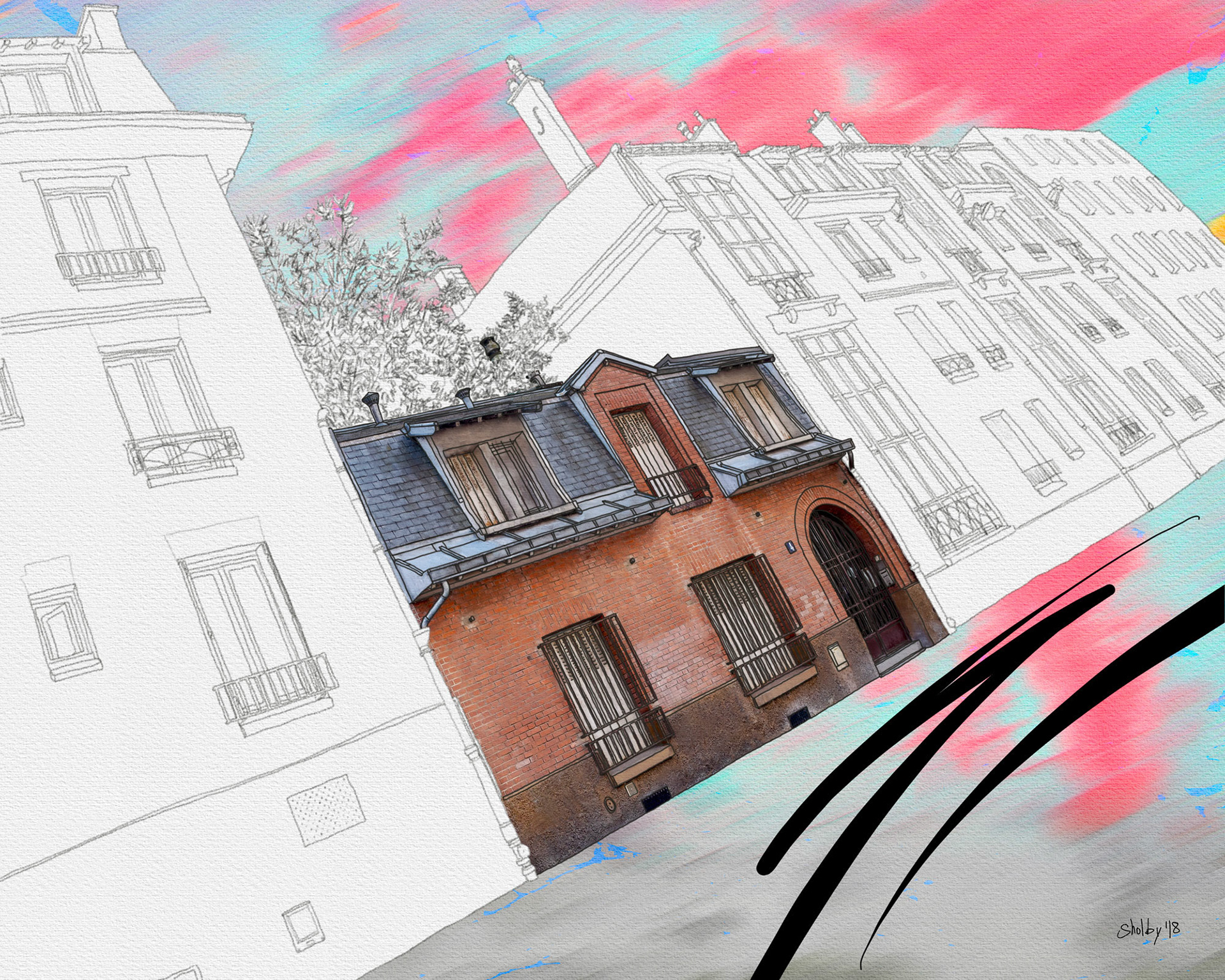 Rue Gaston Pinot (40x50)