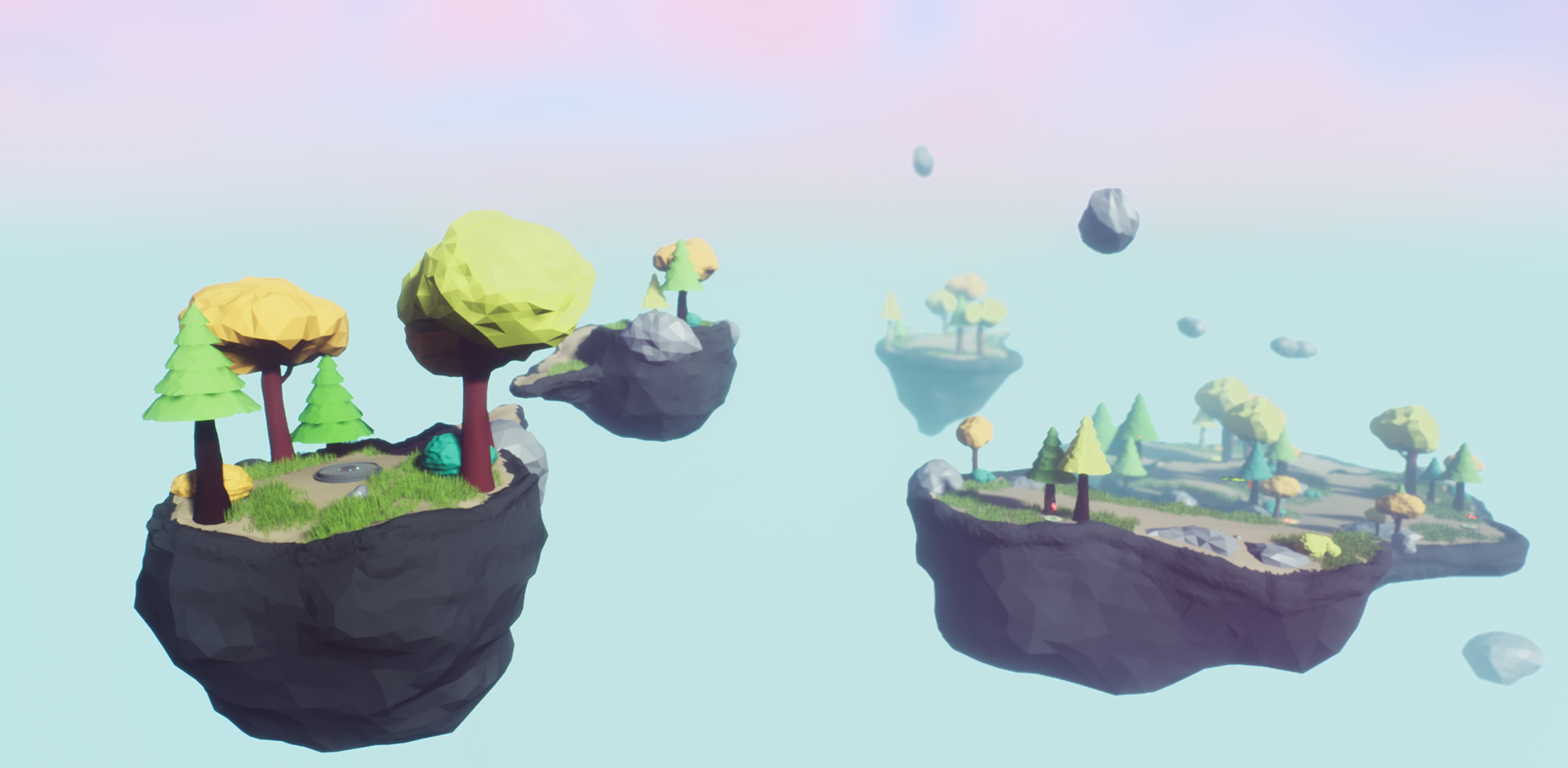 Floating Forest with Revised Lighting