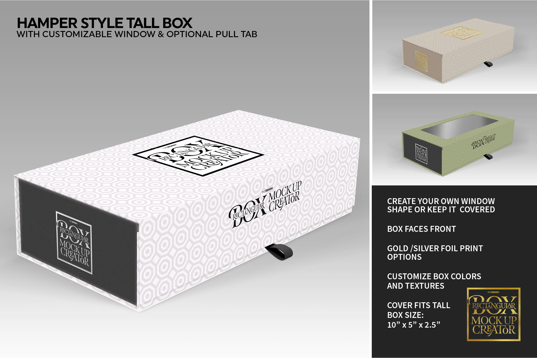 Download IN.C DESIGN STUDIO - Rectangular Box MockUp Creator