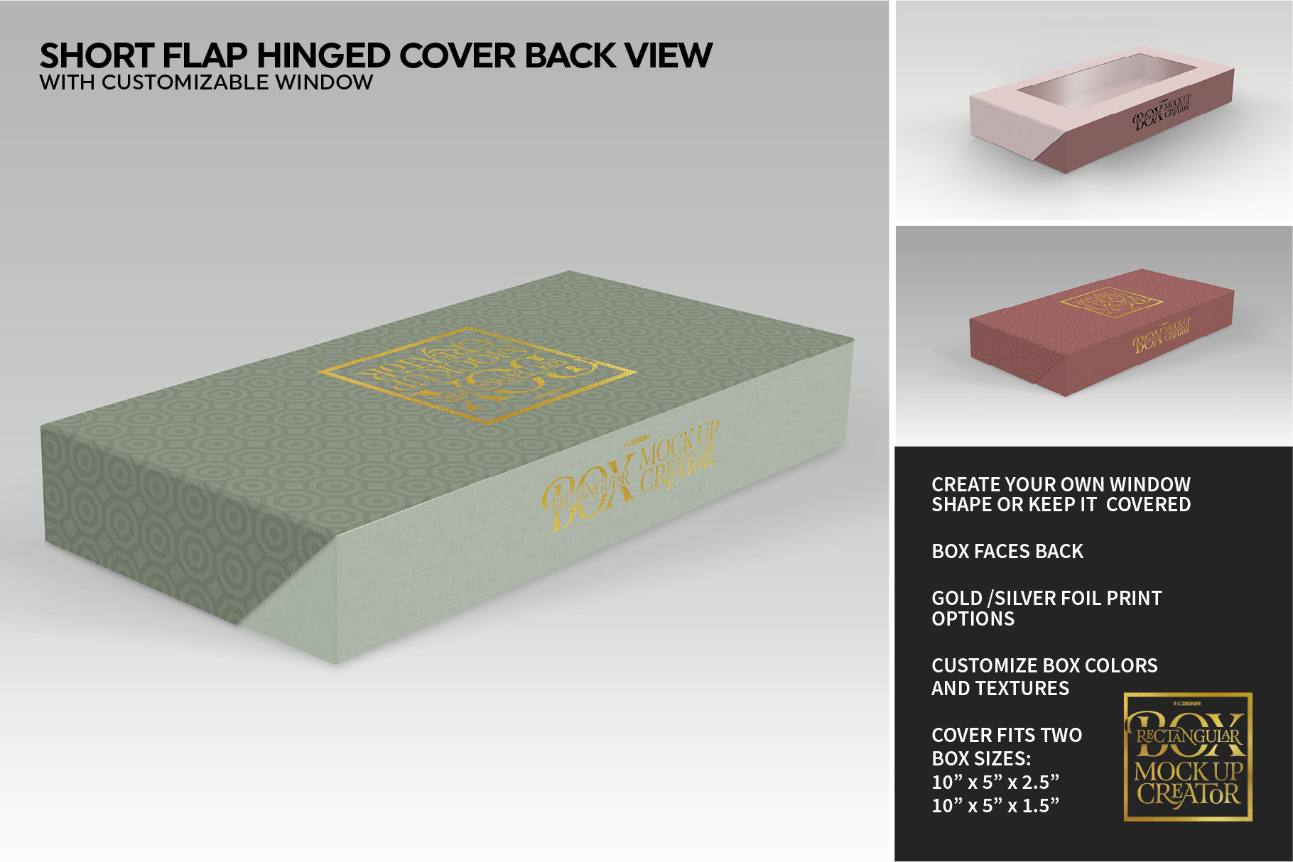 Download IN.C DESIGN STUDIO - Rectangular Box MockUp Creator