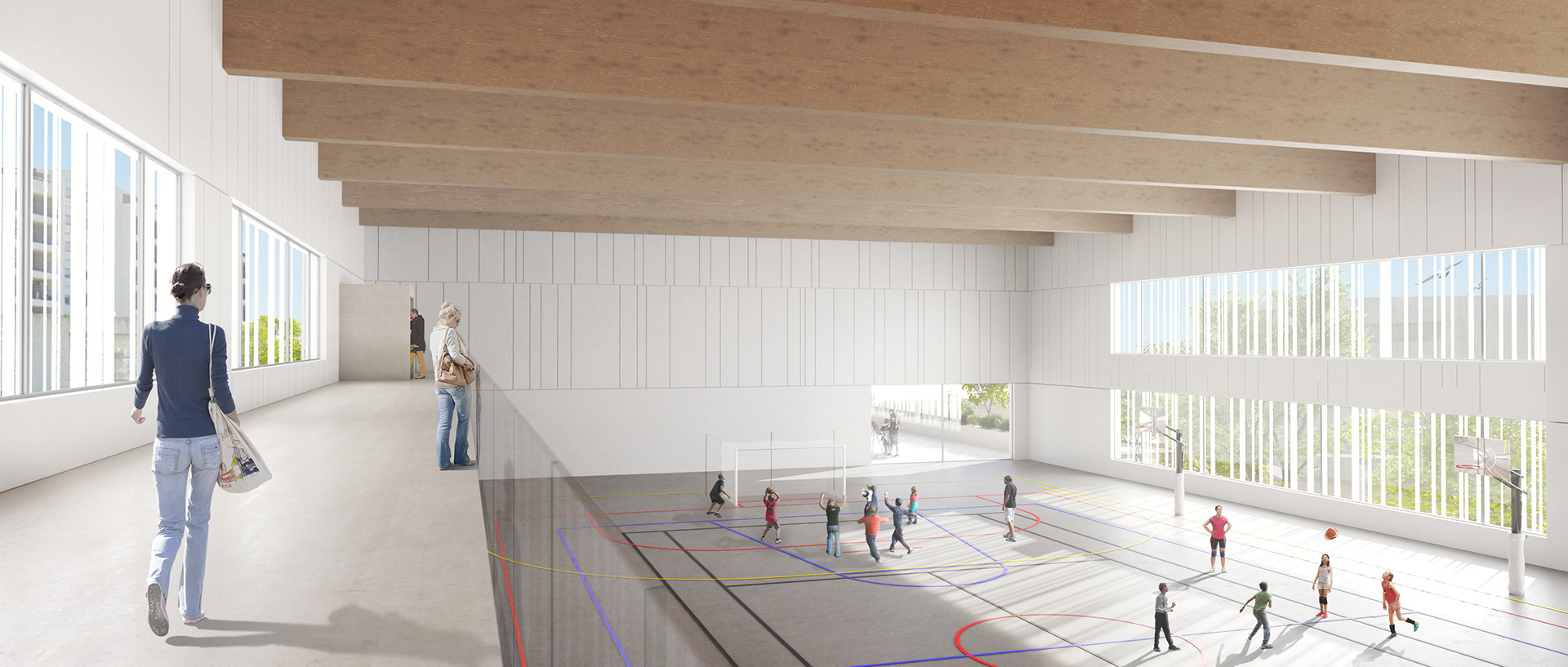 Concours - Groupe Scolaire, La Capelette, Marseille - Agence AT 2019