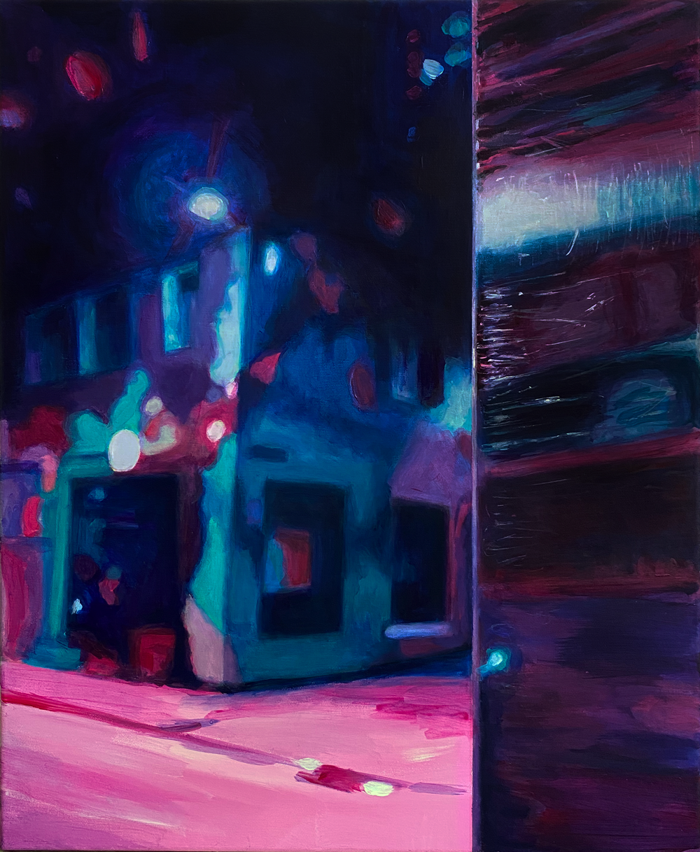 Curfew 2021 • Acrylics on canvas • 50 x 40 cm