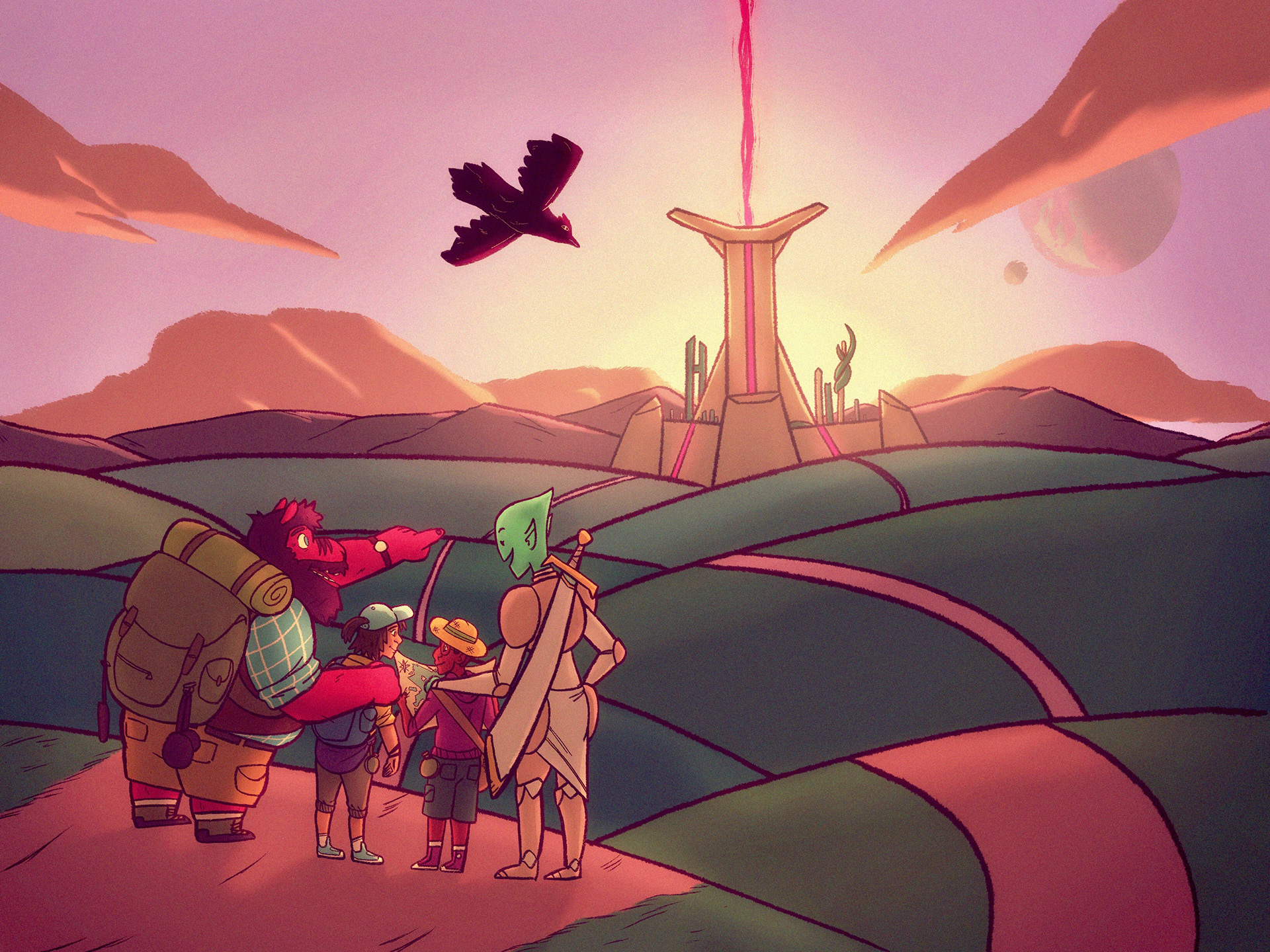 Summer Adventures. (Procreate. Jun.2019)