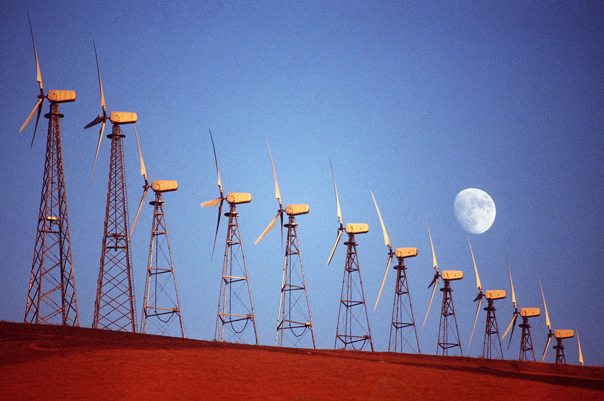Windmill farm/Livermore, Ca.