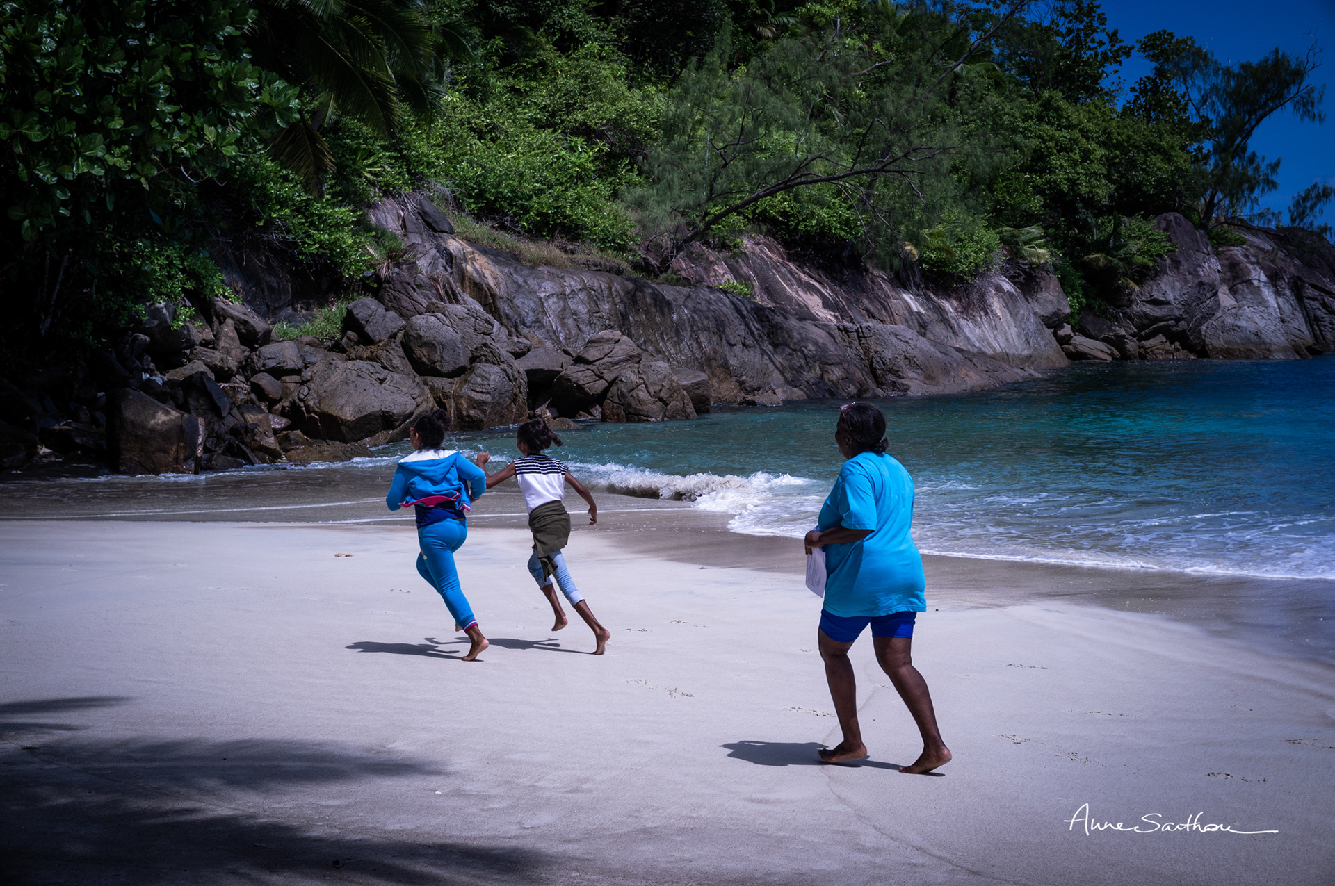 La leçon sur la plage