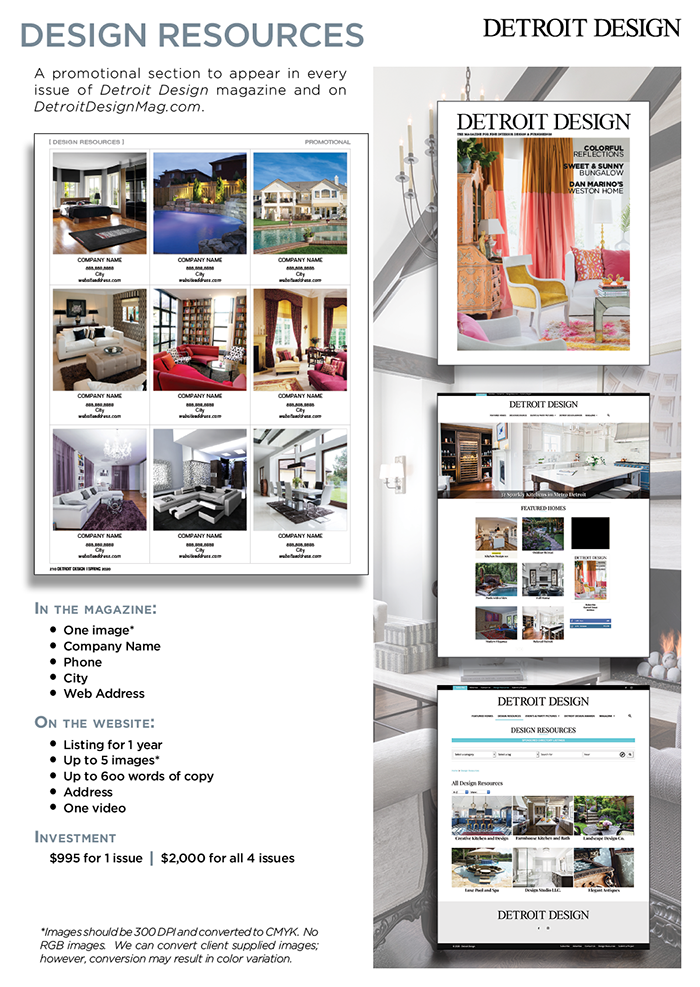 Design Resources Sell Sheet