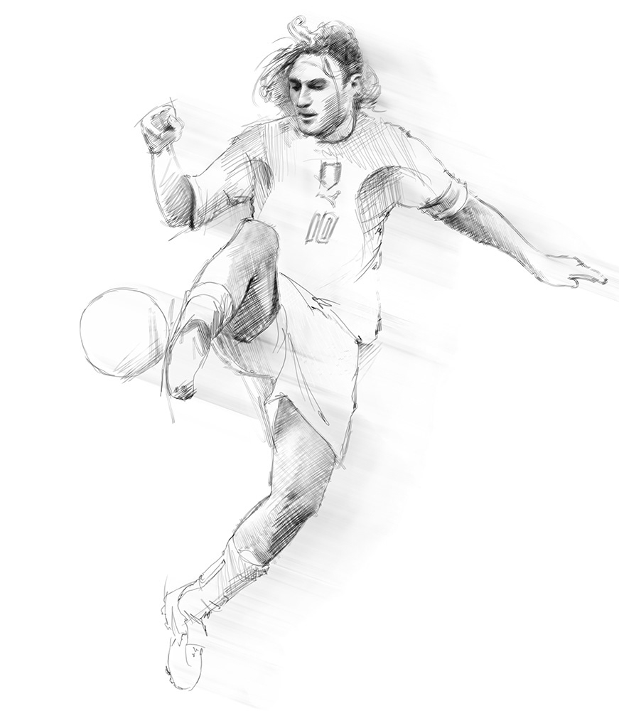 Francesco Totti, sketch