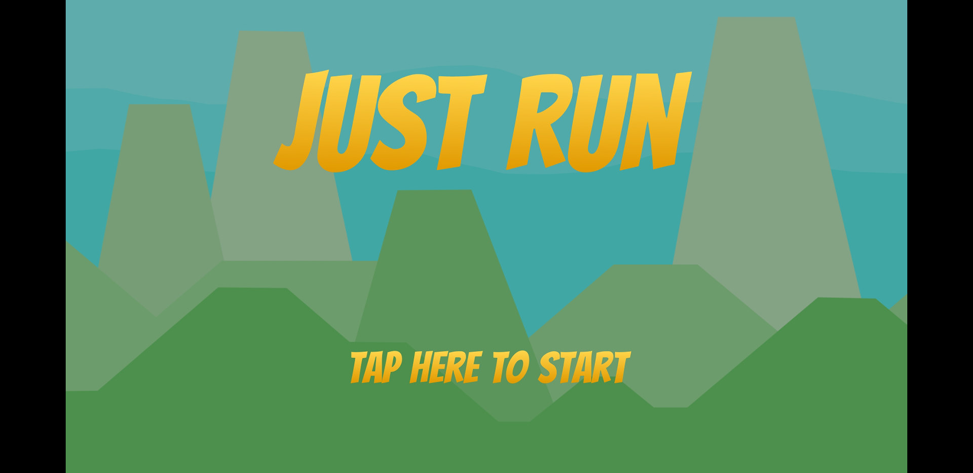 Just Run Title Screen