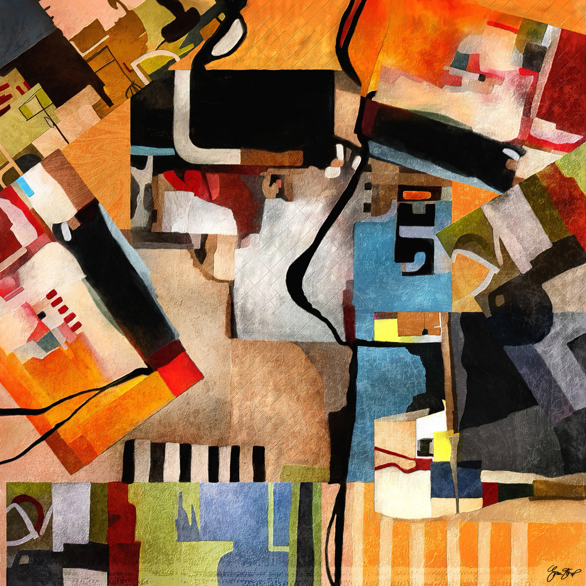 Abstract Art by Gina Startup