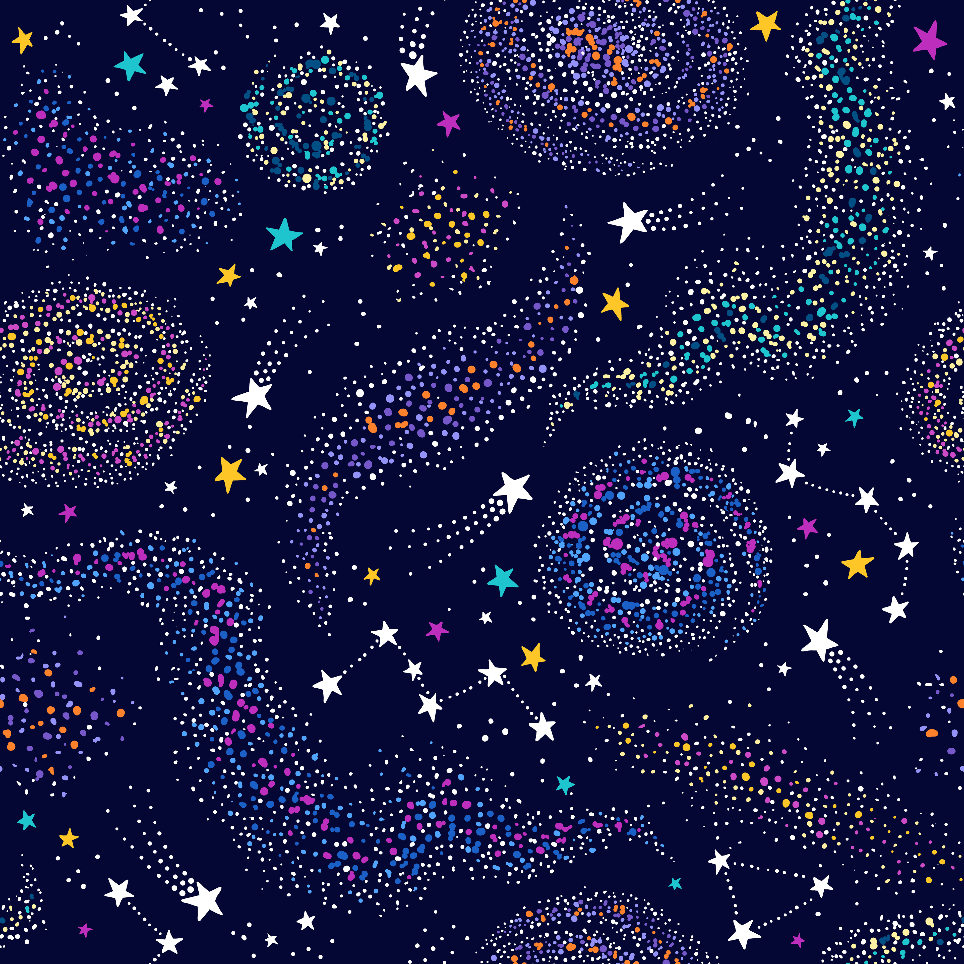 Бесшовный фон космос