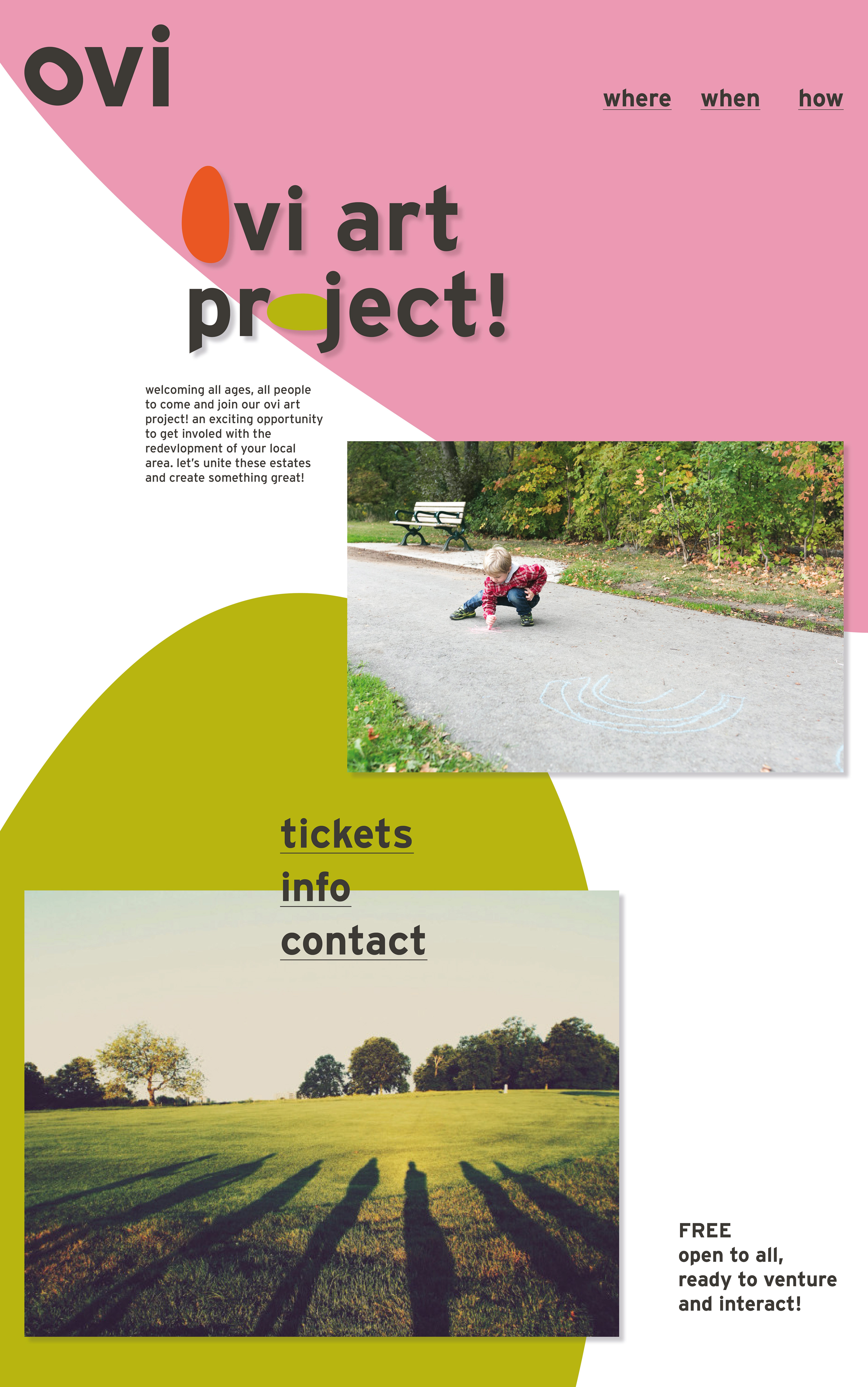 Website: Continuous scroll