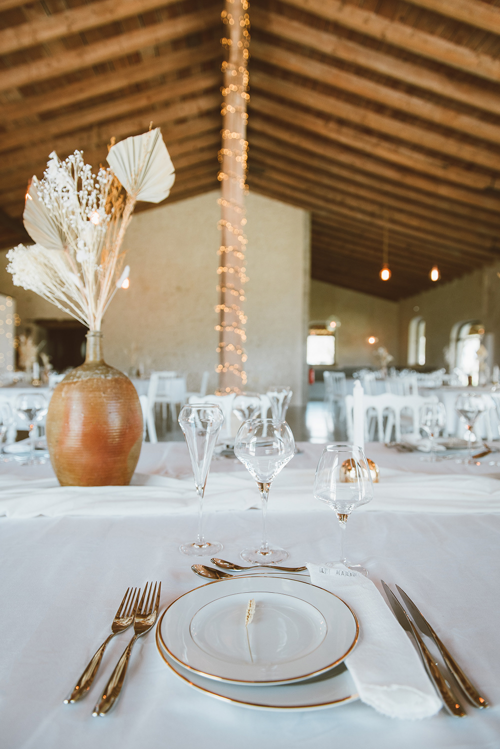 Table des mariés.