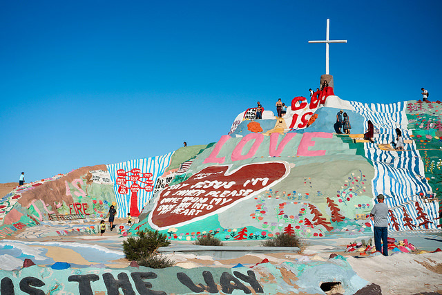 Salvation Mountain in Niland, CA
