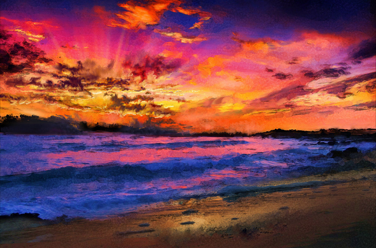 「sunrise」背景絵